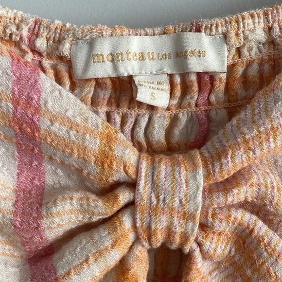 MONTEAU Peplum Top with Sweetheart Neckline - Picture 2 of 3